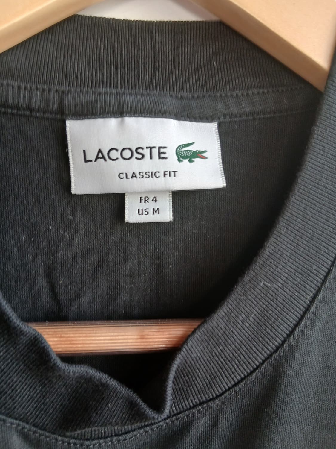 Lacoste t-shirt black size M 상품이미지2