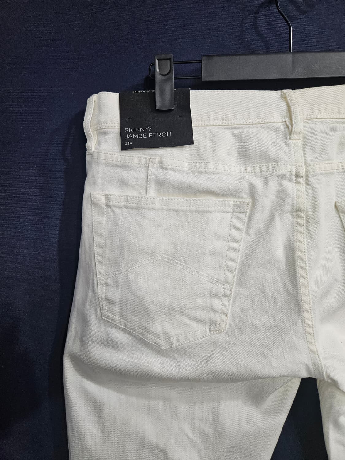아르마니 익스체인지 화이트 남성 슬림핏 허리 32~33 데님팬츠  상품이미지7