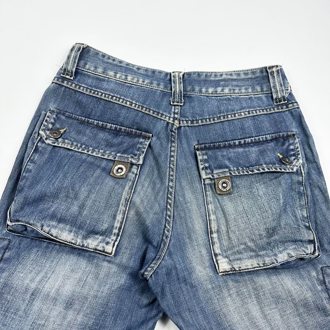 VTG 빈티지 스트레이트 데님 카고팬츠 (28인치) 상품이미지5