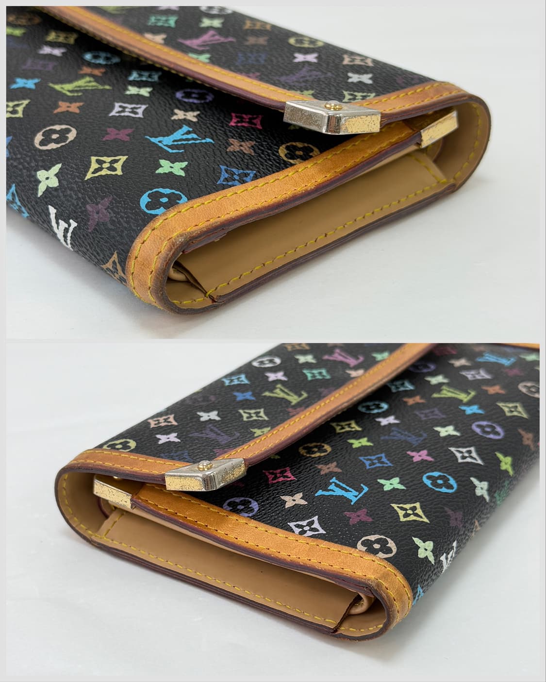 루이비통 무라카미 멀티컬러 포트트레소 장지갑 상품이미지3