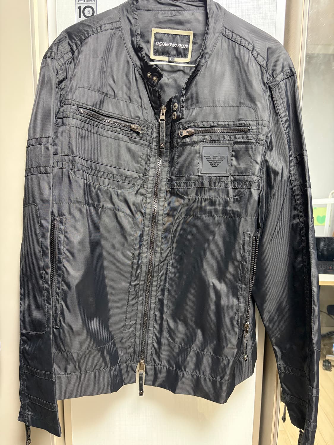 (초극상)엠포리오 아르마니 남성 블랙 자켓 L100 상품이미지1