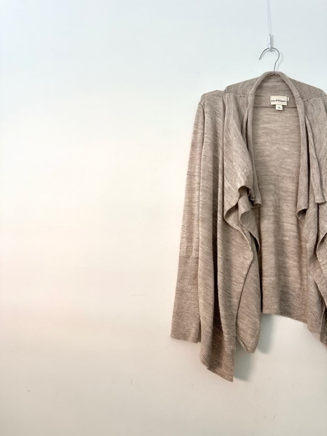 PURE DKNY 2 layered drape cardigan 상품이미지2