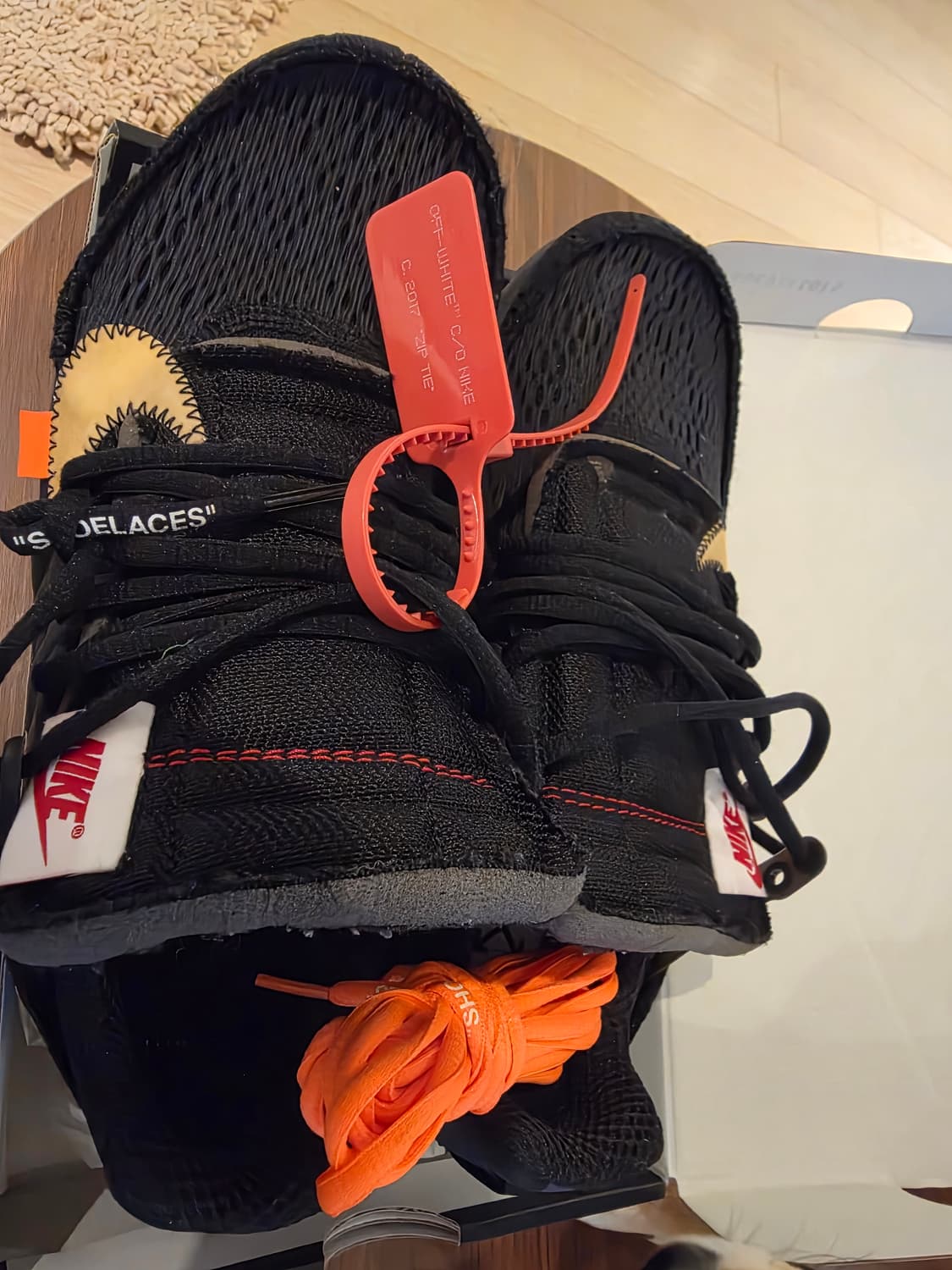 나이키 오프화이트 프레스토 블랙 270 상품이미지2