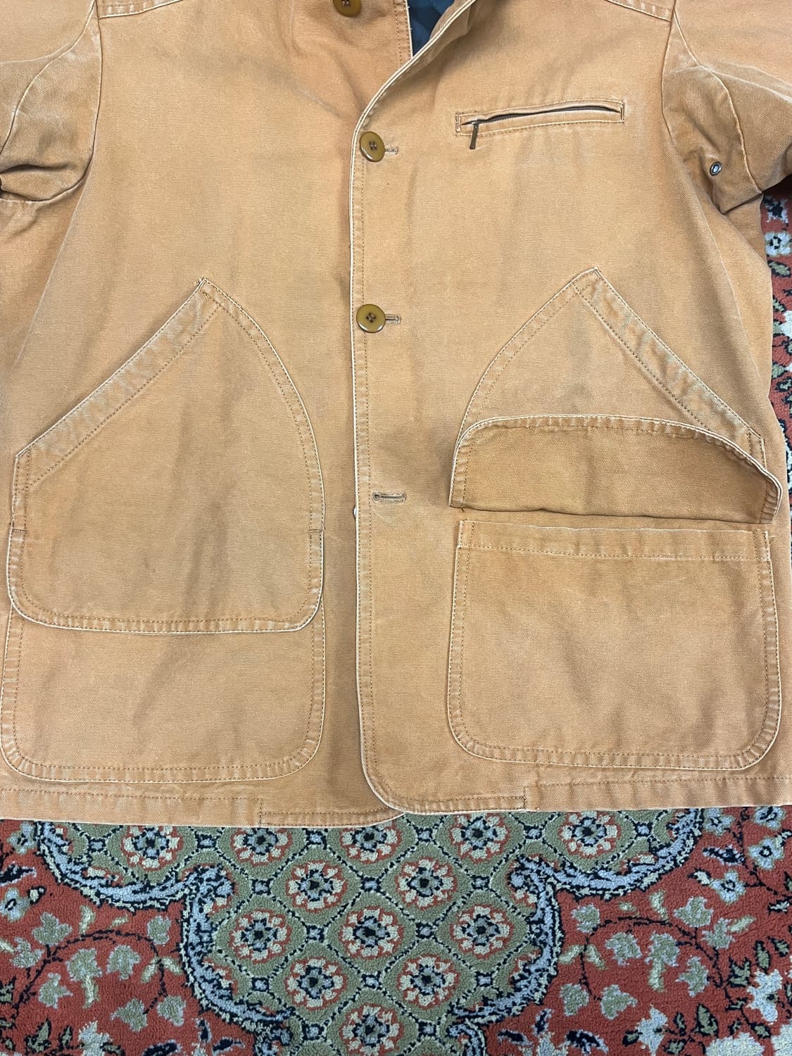 [L] VAN JAC jpn빈티지 헌팅 자켓 베이지 상품이미지8