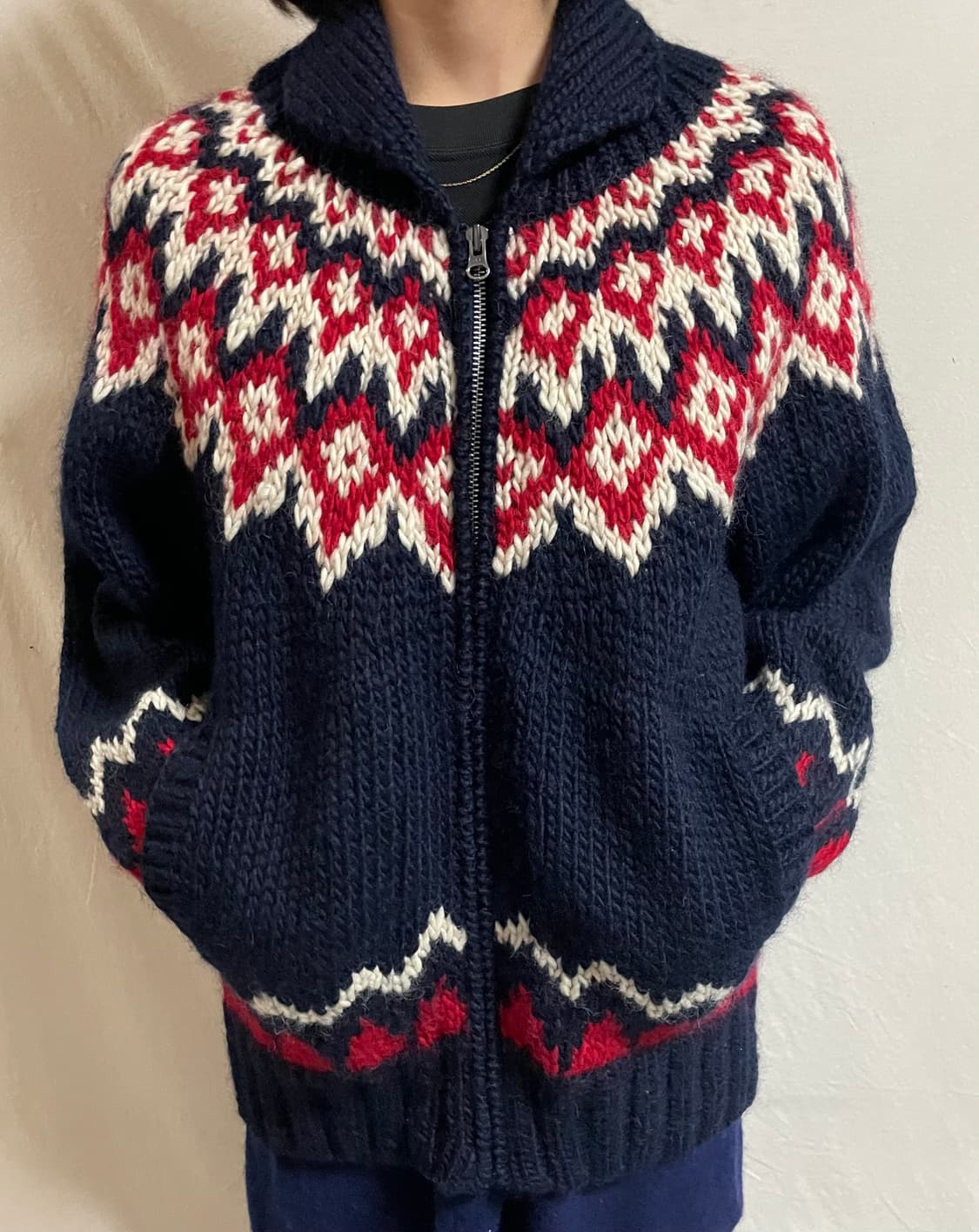 Cowichan zip-up cardigan  상품이미지1