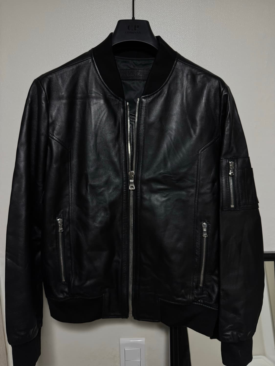 느와르라르메스 램레더 봄버 상품이미지2