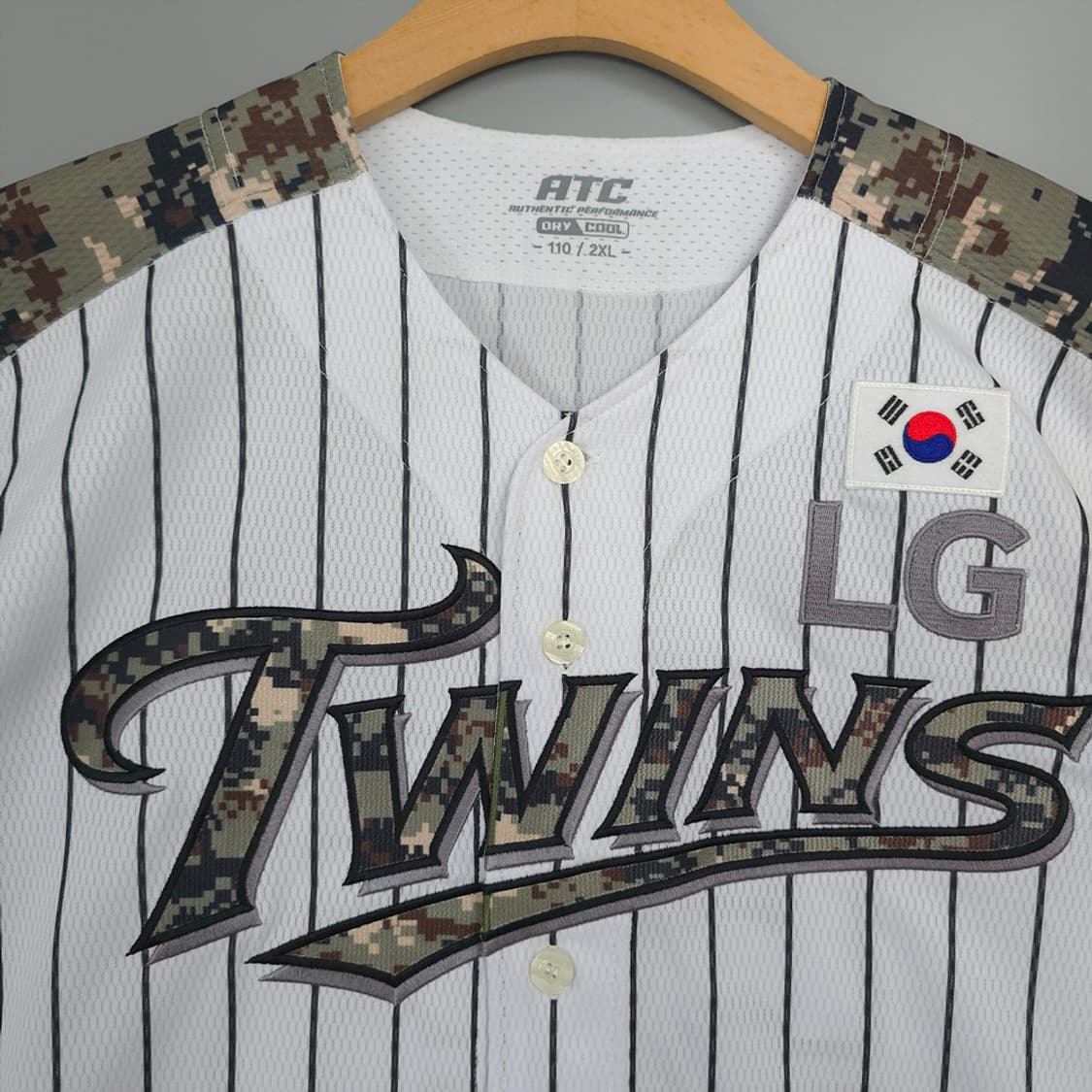 남성용 LG 트윈스 채은성 55번 밀리터리 유니폼 2XL 상품이미지3