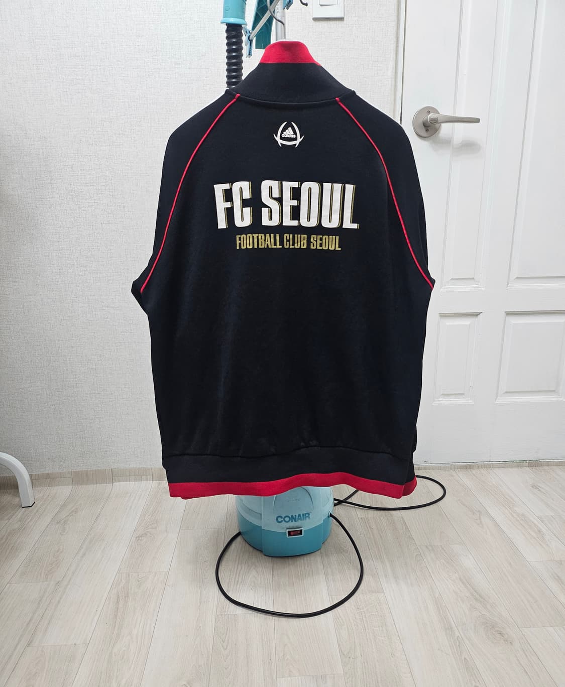 (100)L ☆우주매물☆ 아디다스 FC서울 백로고 [검빨흰] 트랙탑져지 상품이미지6