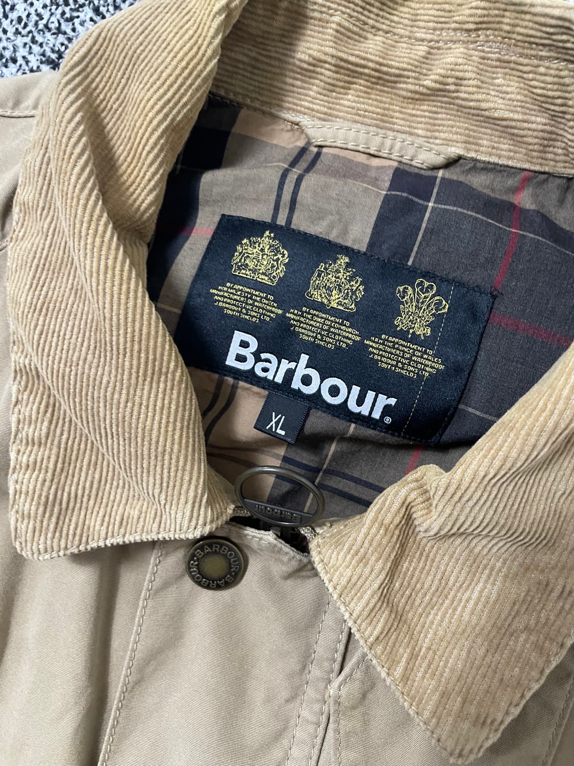 빈티지9. Barbour 바버 애쉬비 캐주얼 논왁스 자켓 헌팅자켓 점퍼 상품이미지3