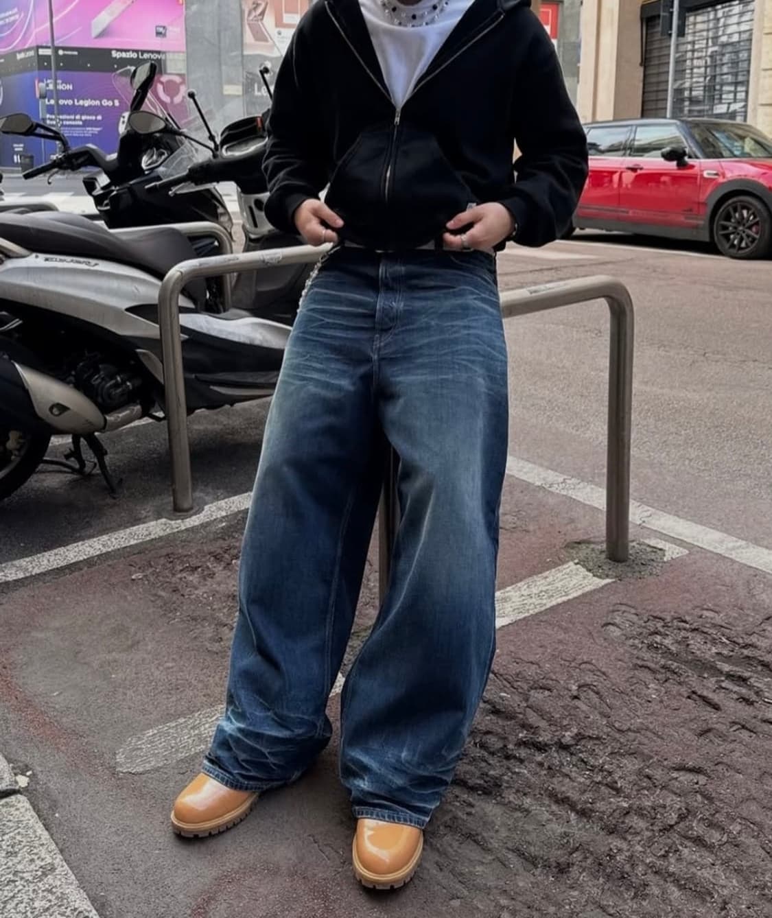 [44] 아크네 스튜디오 2023M 슈퍼배기진 상품이미지2