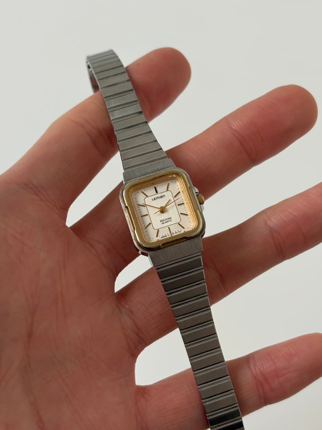 1980s Leman Gold Bezel Ladies Quartz 상품이미지2