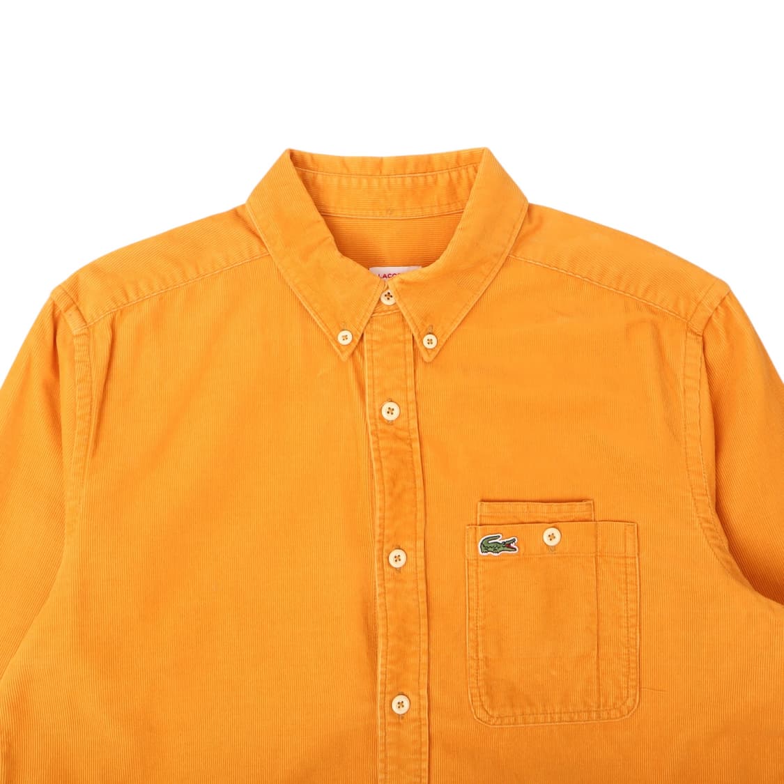 라코스테 옐로우 코듀로이 셔츠 상품이미지2