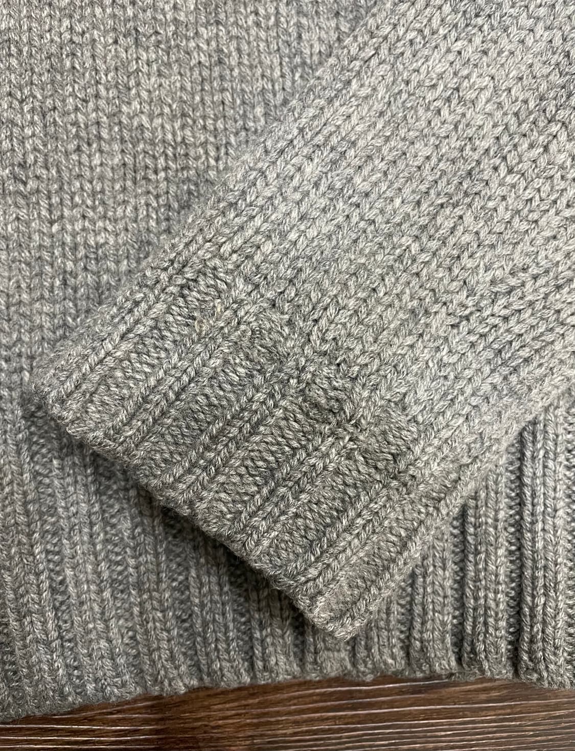 폴로 울캐시미어 집업 자켓 그레이 상품이미지6