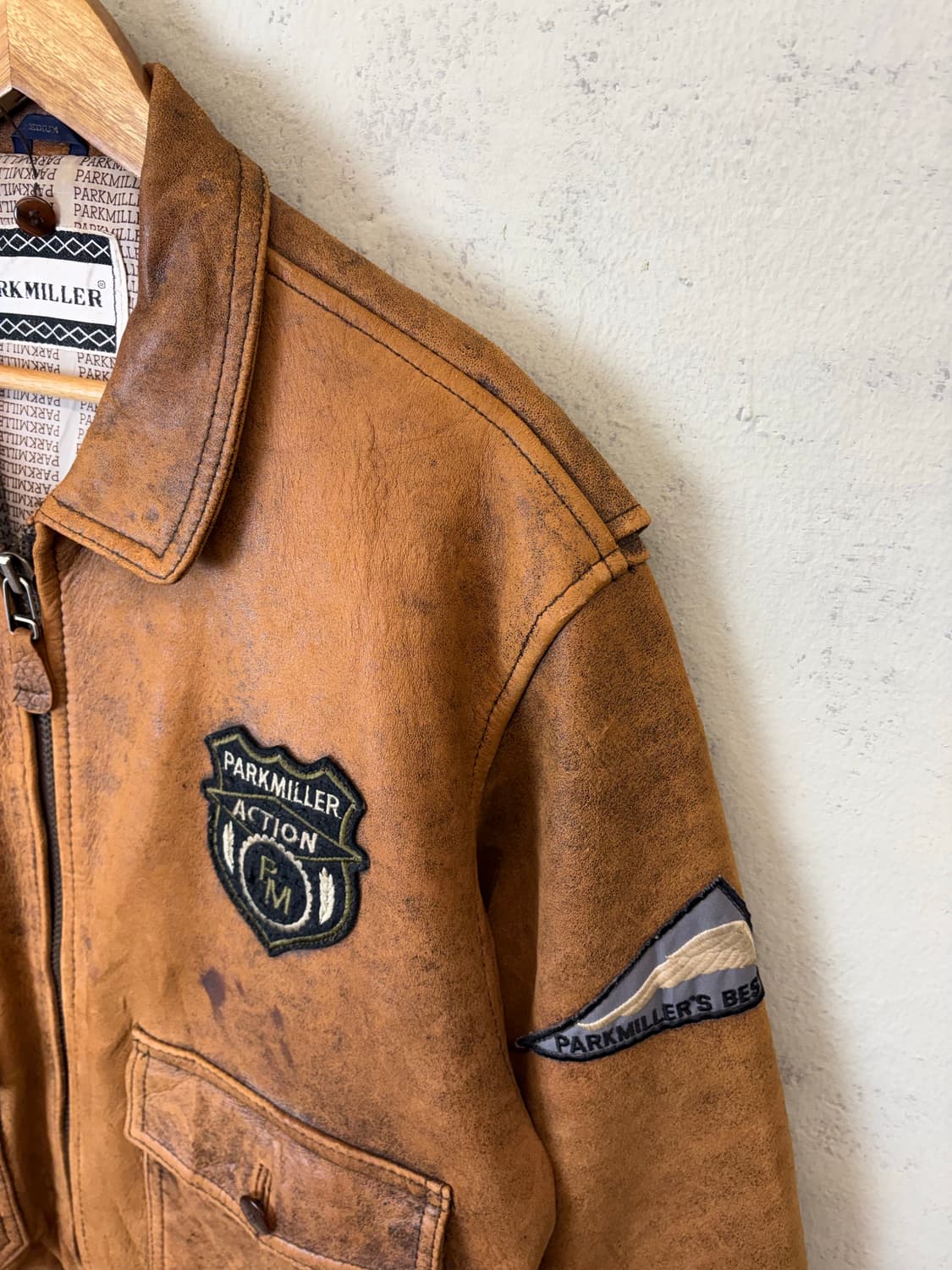 파크밀러 빈티지 G-1 레더 자켓 상품이미지6