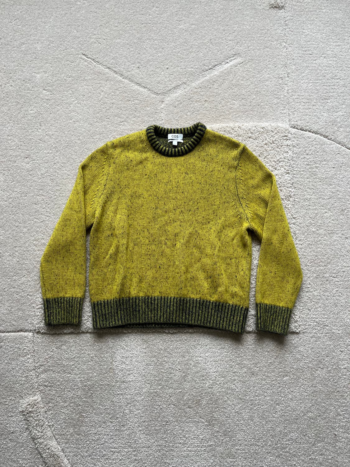 코스 투톤 리브 크루넥 니트 (100–105) 상품이미지2