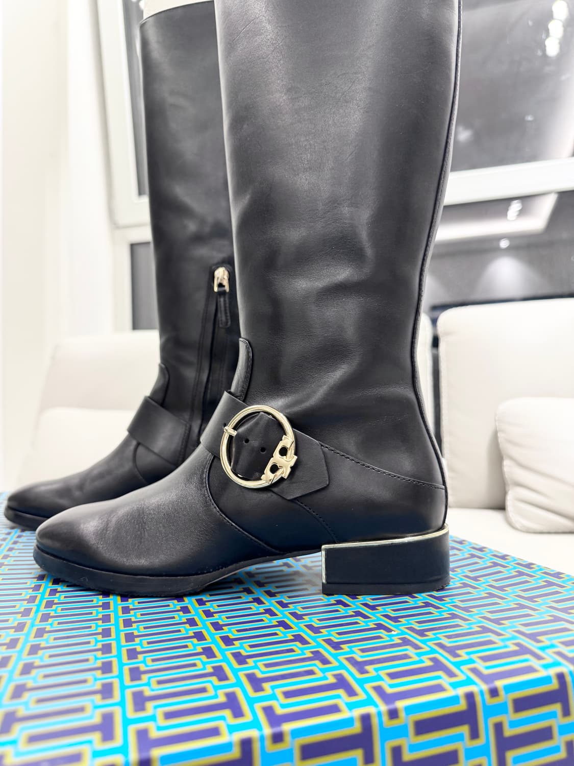 (김사랑 부츠) 토리버치 가죽 부츠 6.5 (230-235mm)  상품이미지3