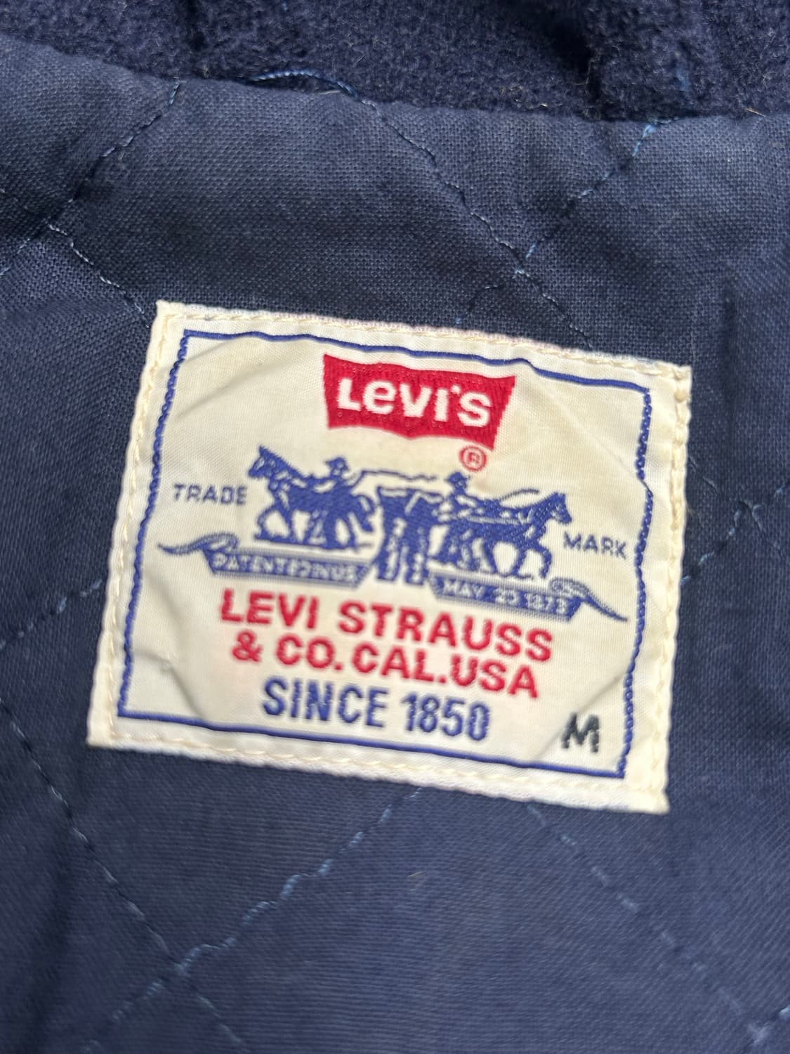 빈티지 리바이스 화이트 탭 울 트러커 자켓 상품이미지8