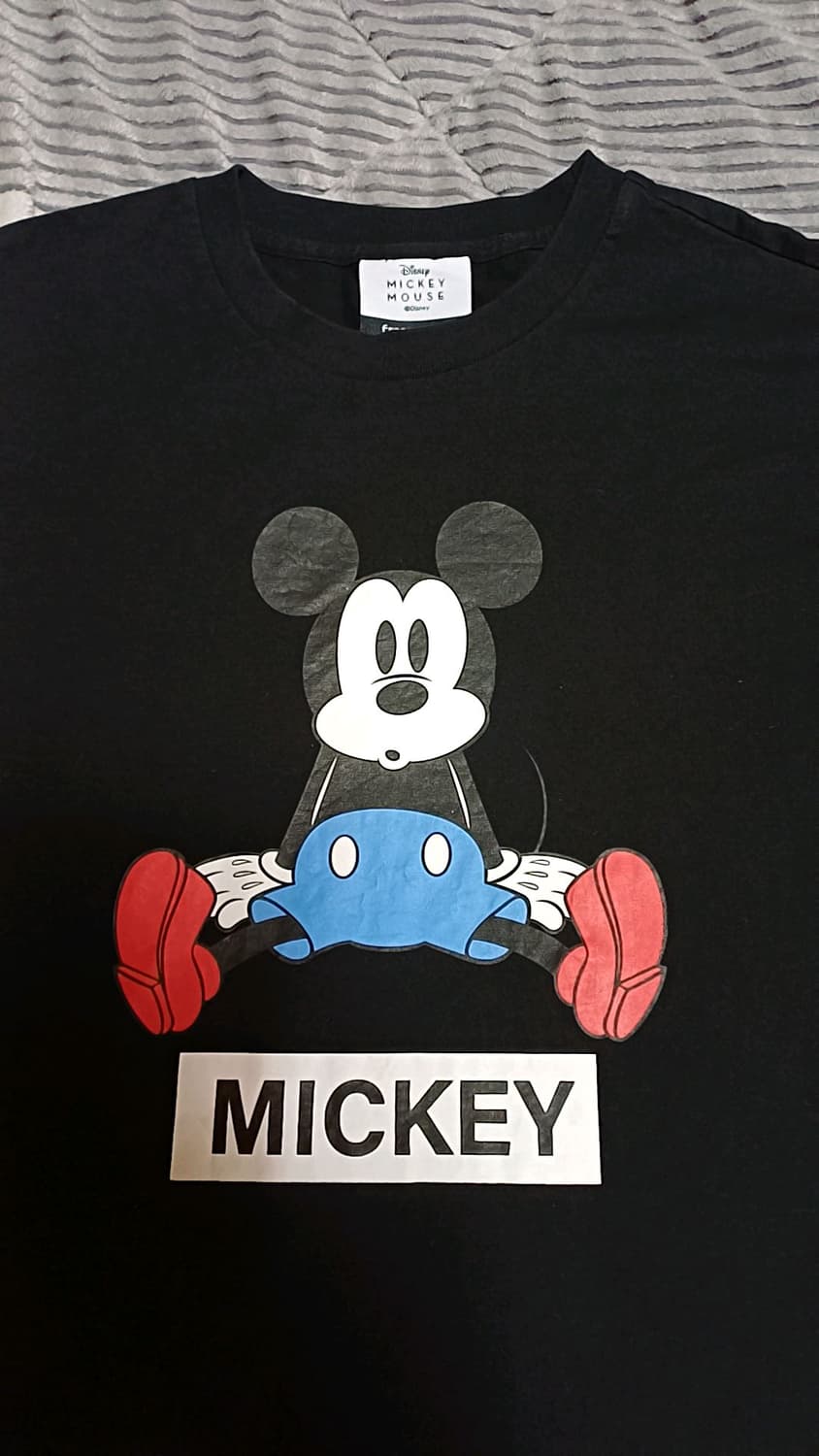 디즈니 미키마우스 반팔 실측95 여성66 가슴48 기장64 상품이미지2