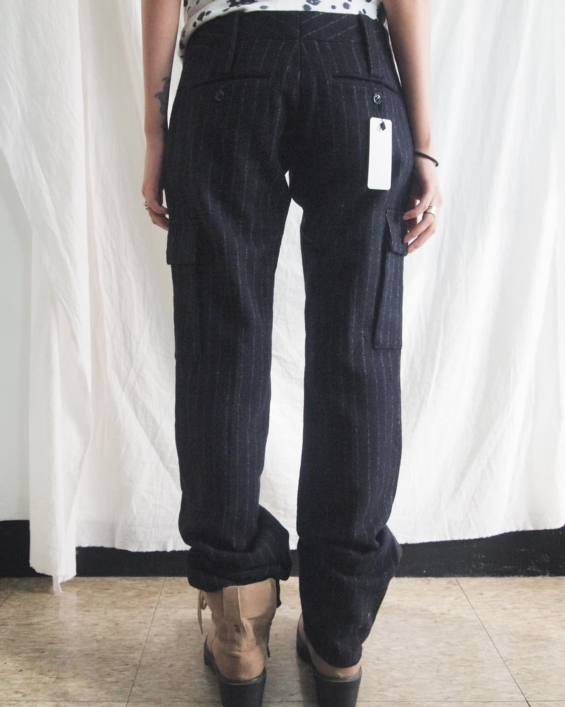 풀카운트 스트라이프 울 카고팬츠 상품이미지3