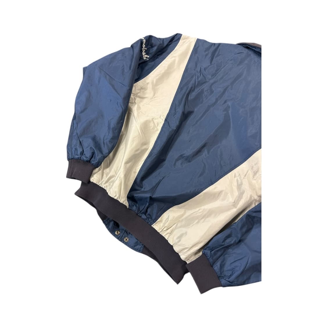 L) 빈티지 JPN SSK 네이비 베이스볼 팀 점퍼 OJ-048 상품이미지4