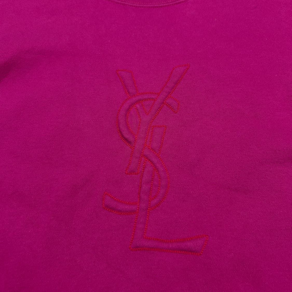 입생로랑 90s 우먼스 빅로고 롱슬리브(M) 상품이미지4