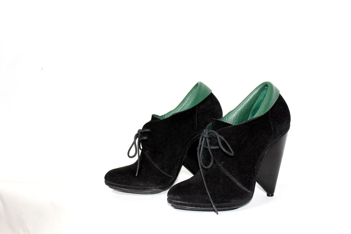 Balenciaga Suede Cone Heel Ankle Boots 상품이미지7