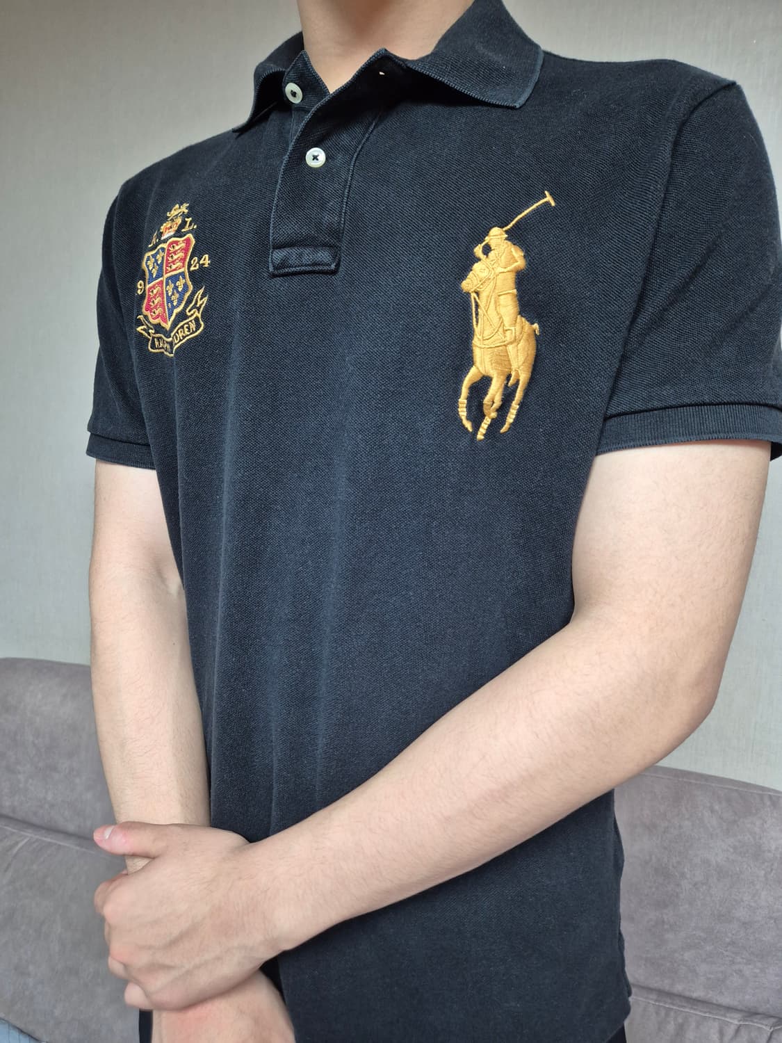 폴로 랄프로렌 빅포니 크레스트 반팔 카라티 상품이미지1