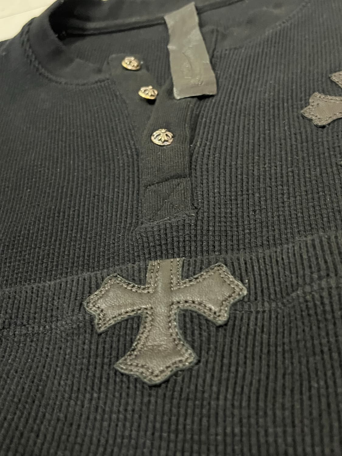 크롬하츠 레더패치 니트 상품이미지4