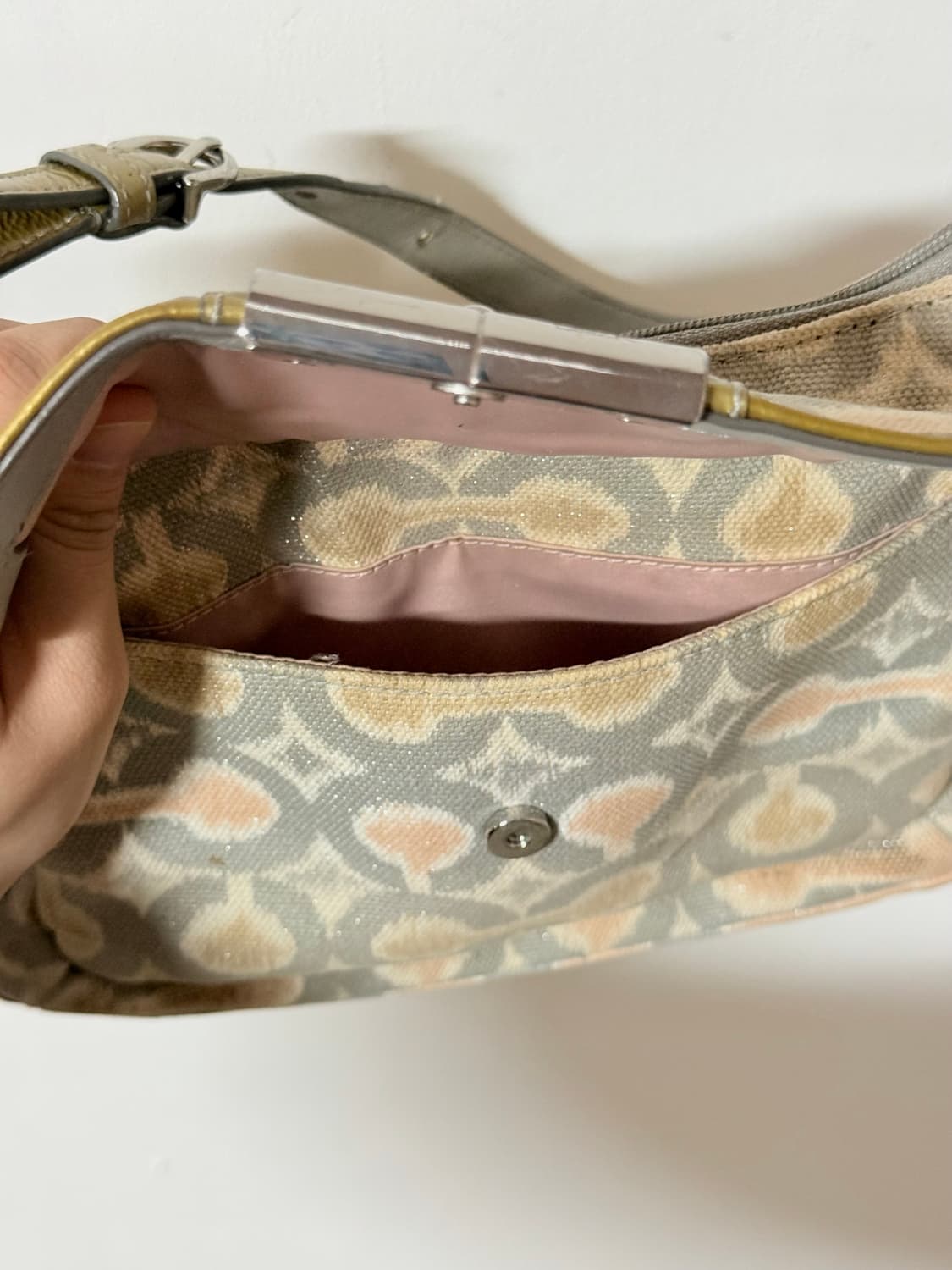 코치 빈티지 Y2K 시그니처 캔버스 미니숄더백 상품이미지7