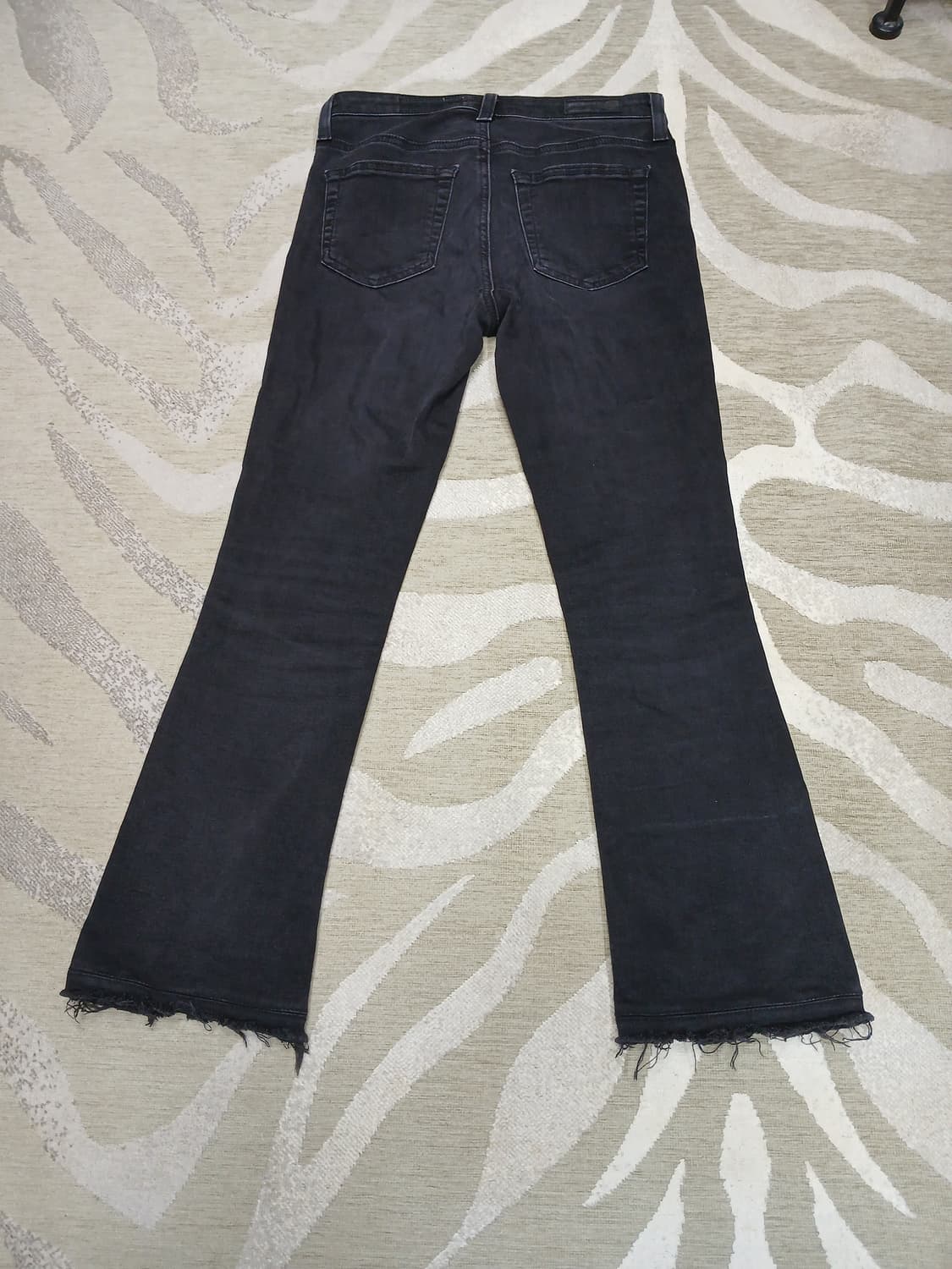 에이지 진 더 조디 크롭 블랙진  ag- ed denim 상품이미지2