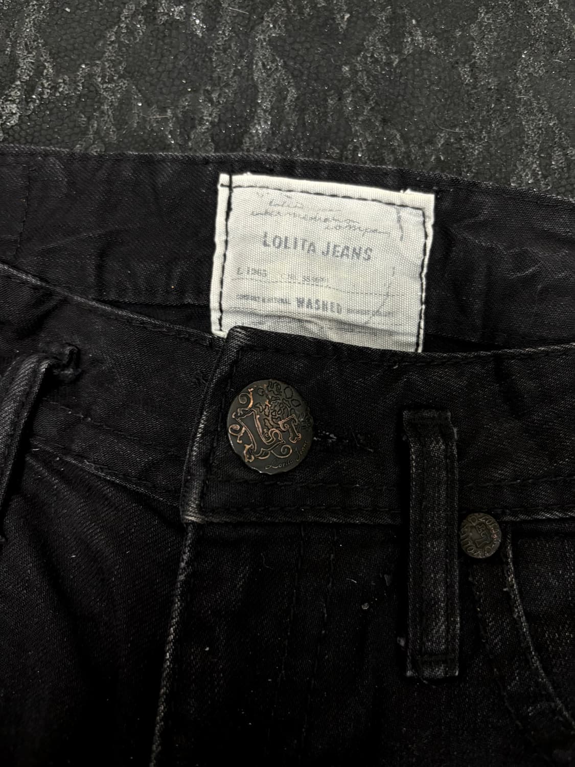 “Lolita Jeans” 00‘s Rare Leather Detail  상품이미지3