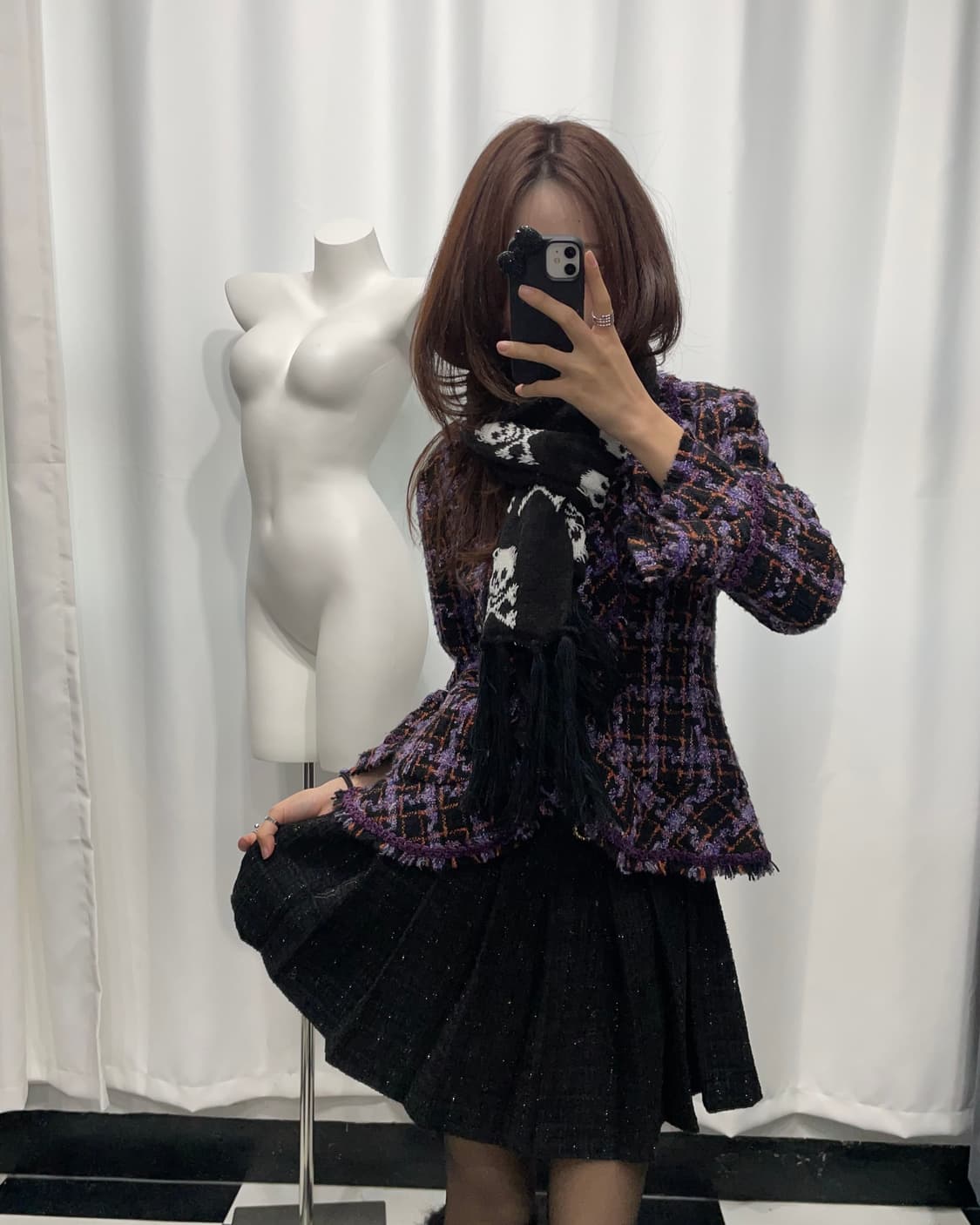 🎸바이올렛 트위드 자켓🎸 상품이미지5