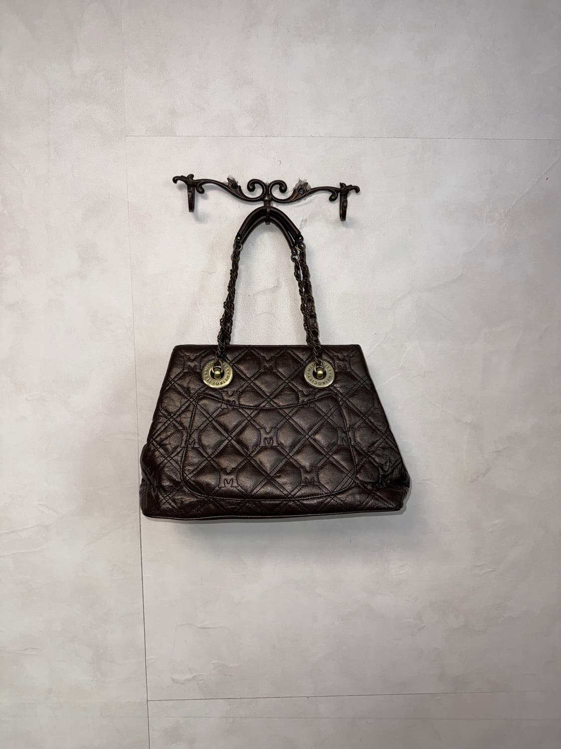 Metro City brown diamond quilting 체인 숄더백 상품이미지4