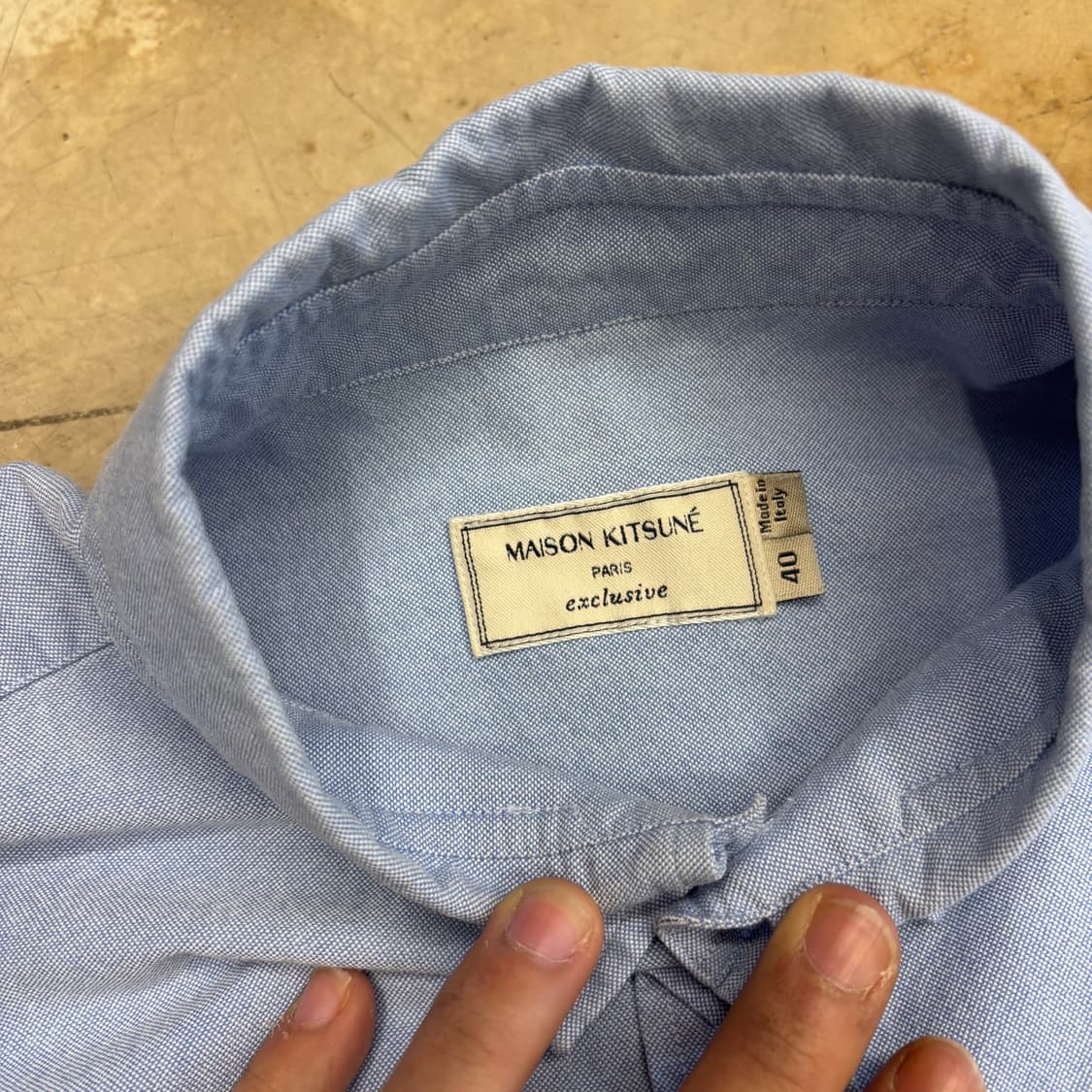 🫶🏻 메종키츠네 폭스로고 셔츠 🫶🏻 상품이미지4