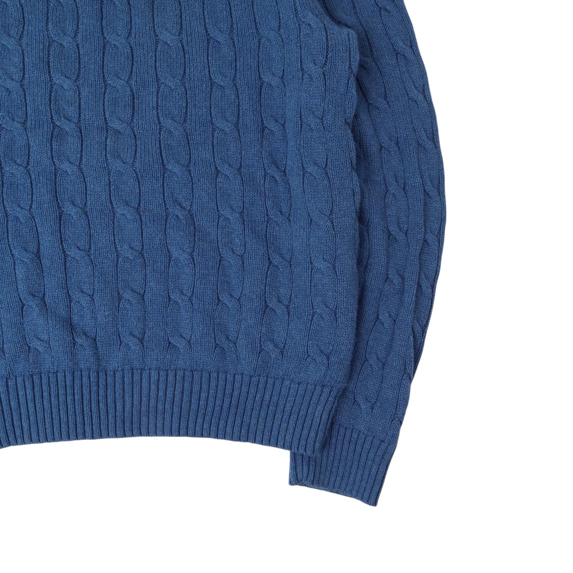 폴로 랄프로렌 다크블루 코튼 케이블 니트 스웨터 상품이미지4