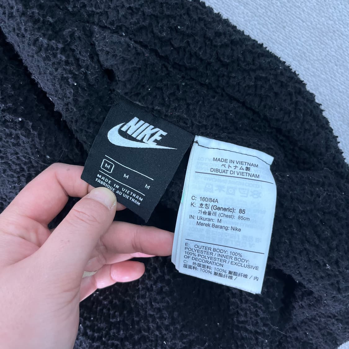 100 나이키 빅스우시 리버시블 양털 플리스 자켓 상품이미지5