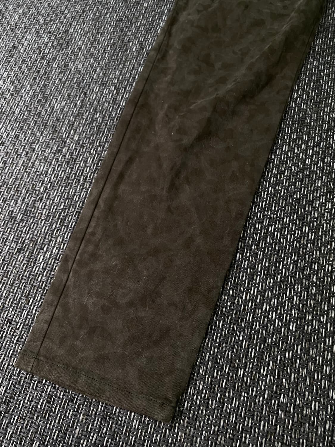  Green Leopard Pattern Slim Fit Pants 상품이미지5