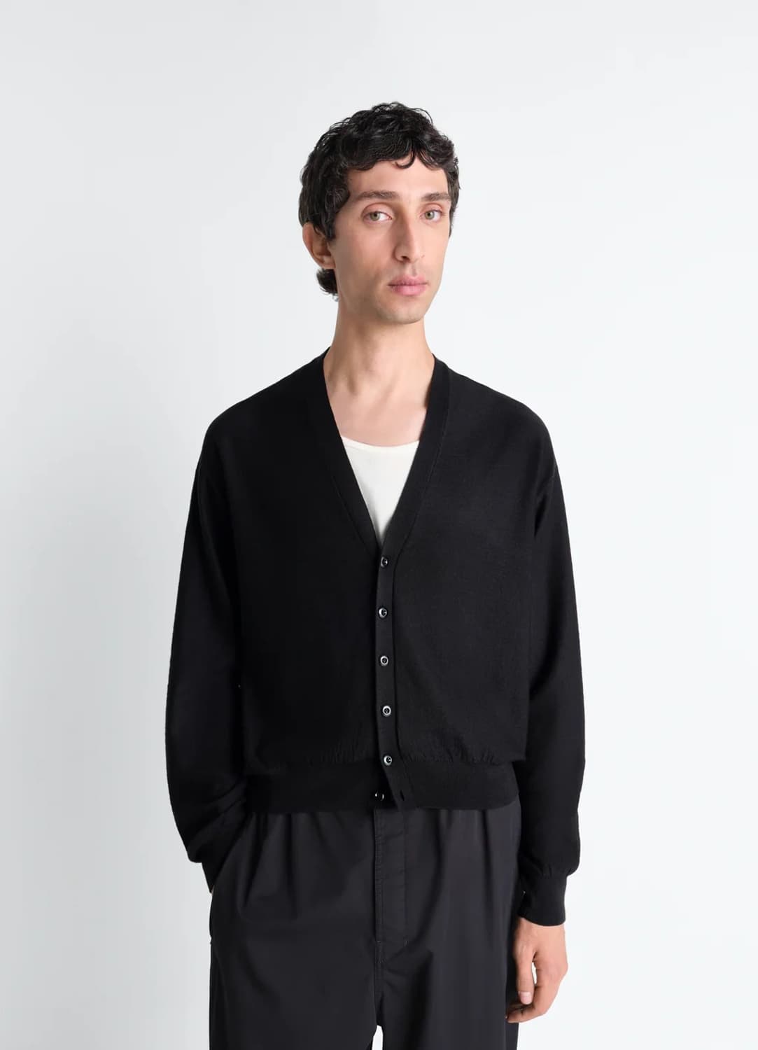 [S]르메르 26ss 트위스트 가디건/블랙 상품이미지4