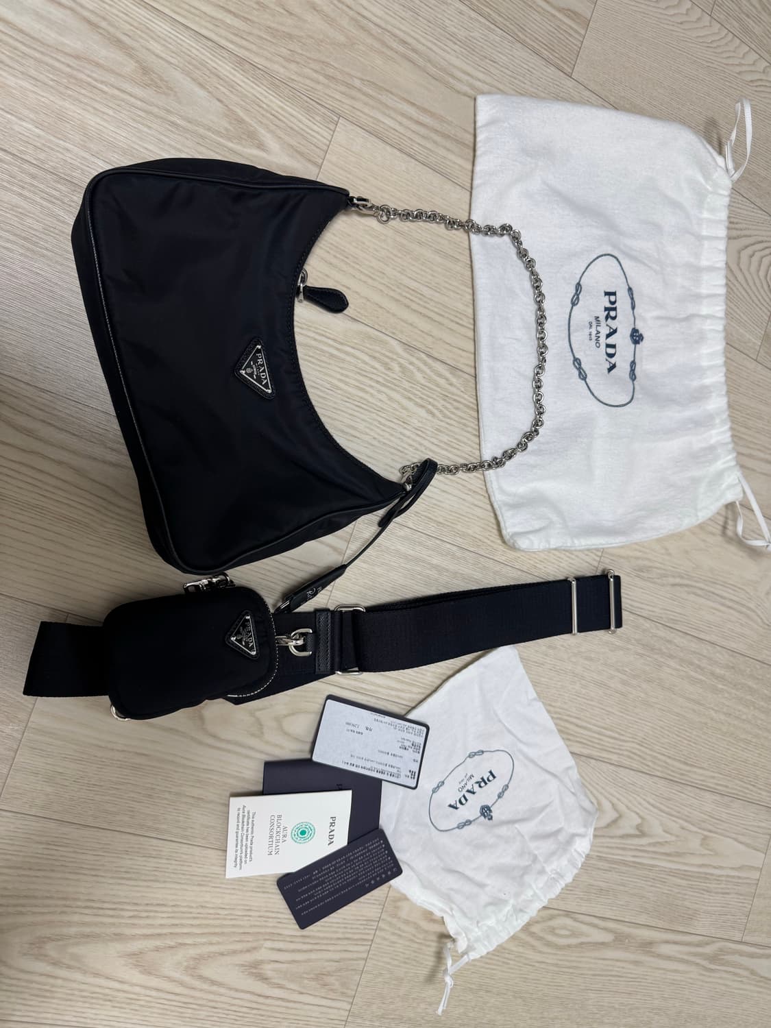 프라다 리에디션 나일론백 블랙 2005 상품이미지1