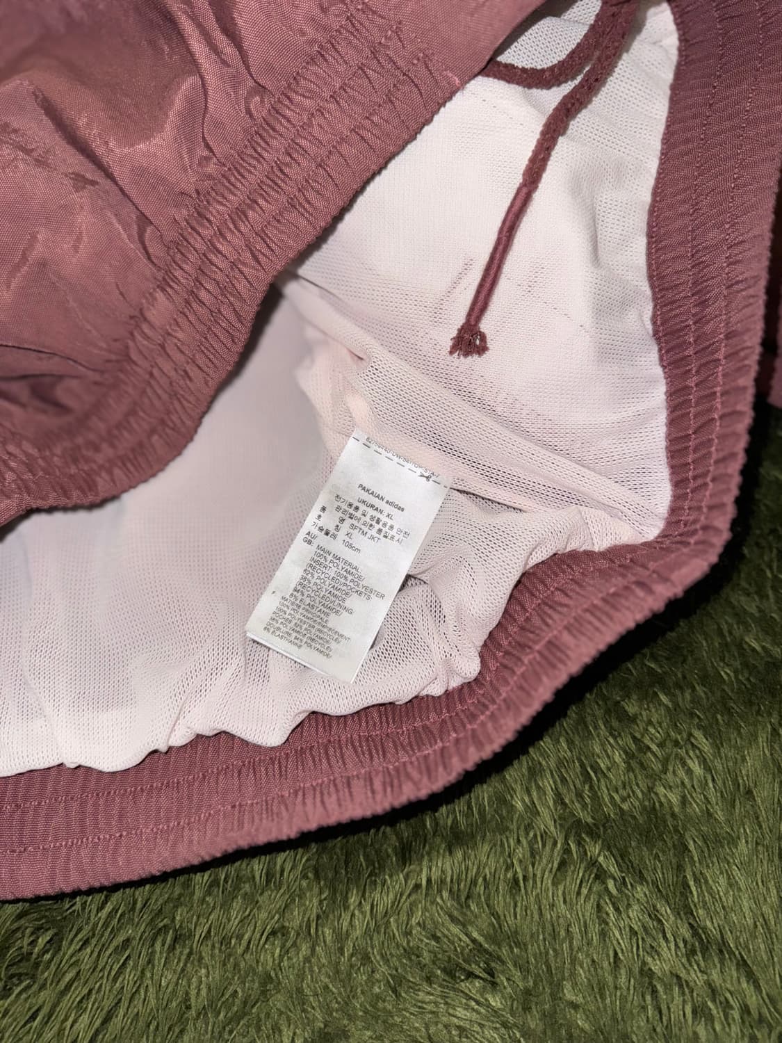 [XL] 아디다스 X 송포더뮤트 콜라보 패치 로고 팀 자켓 레드 상품이미지6