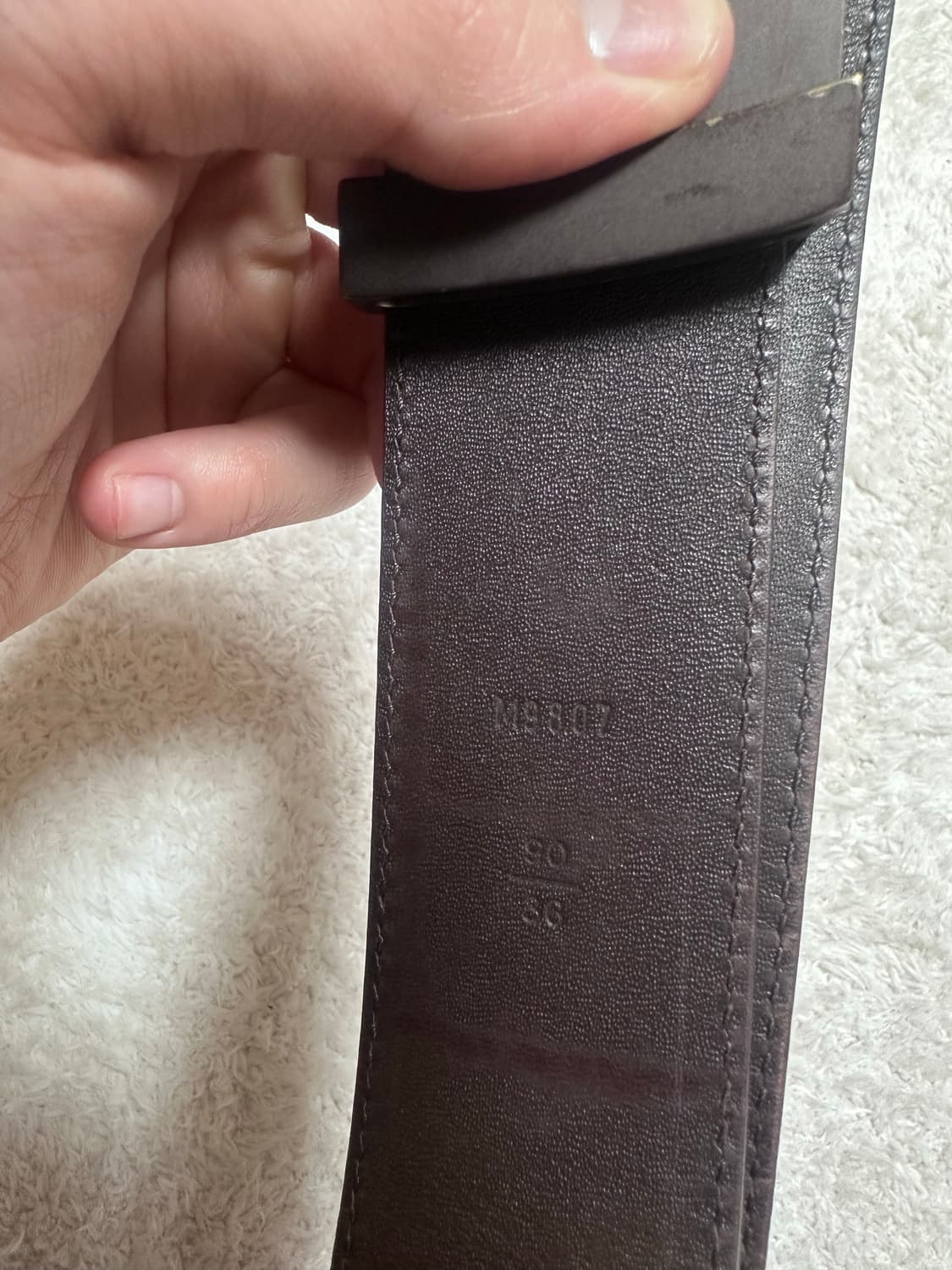 정품) 루이비통 다미에 벨트 상품이미지3