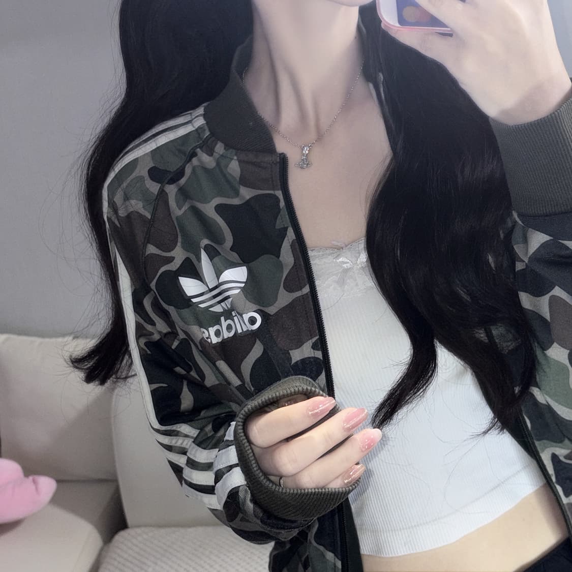 아디다스 대장급 오리지널스 파이어버드 카모 트랙탑 져지 s 상품이미지2