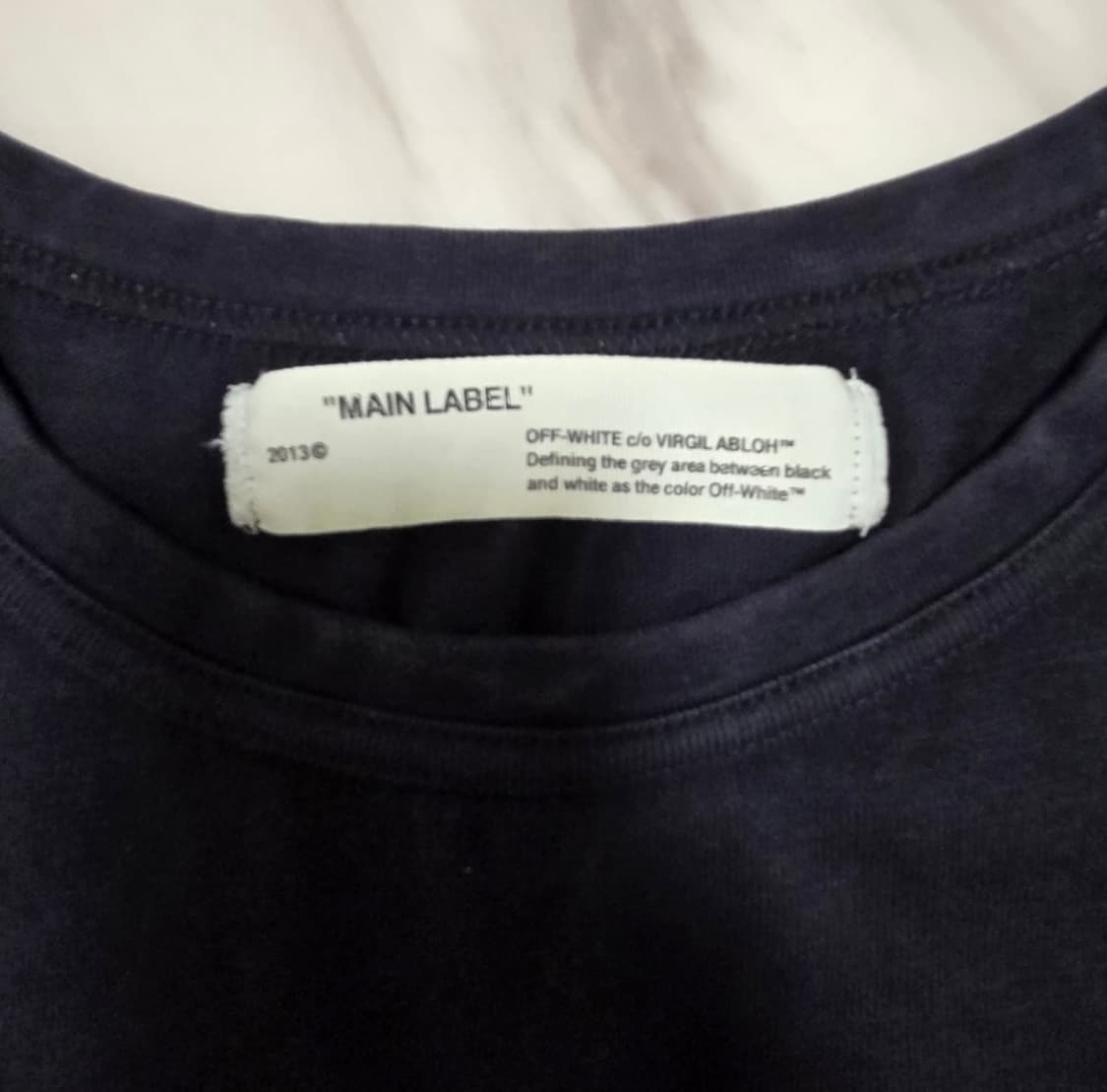 오프화이트락 미러 반팔 티셔츠 상품이미지5