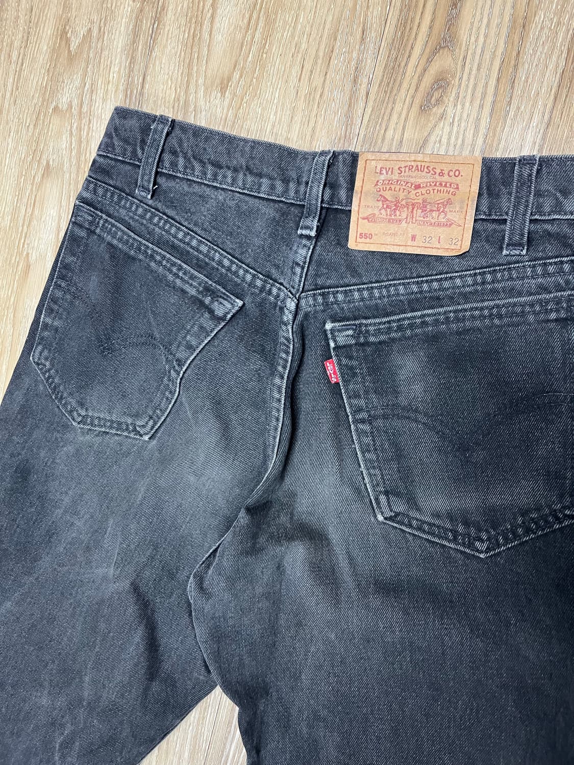 빈티지 리바이스 550 흑청바지 29 상품이미지3