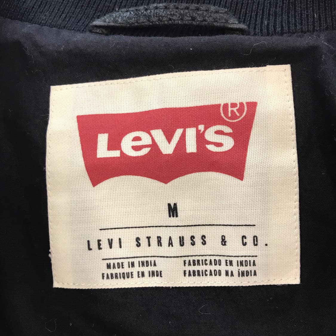 리바이스 염소가죽 스웨이드블루종 [M] 상품이미지6