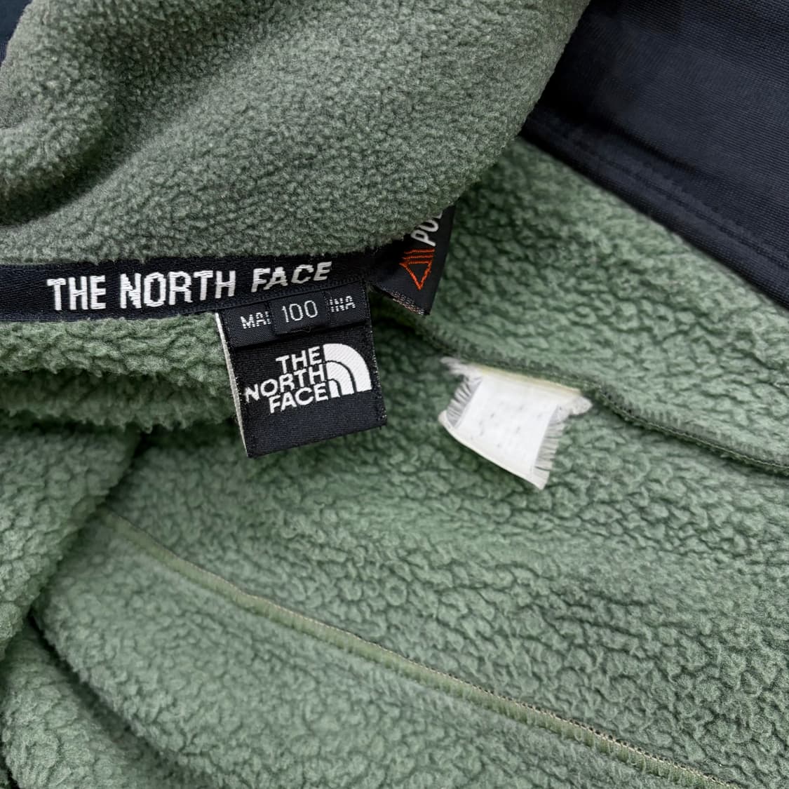 노스페이스 00s 데날리 카키 후리스 플리스 자켓 100(L) 상품이미지3