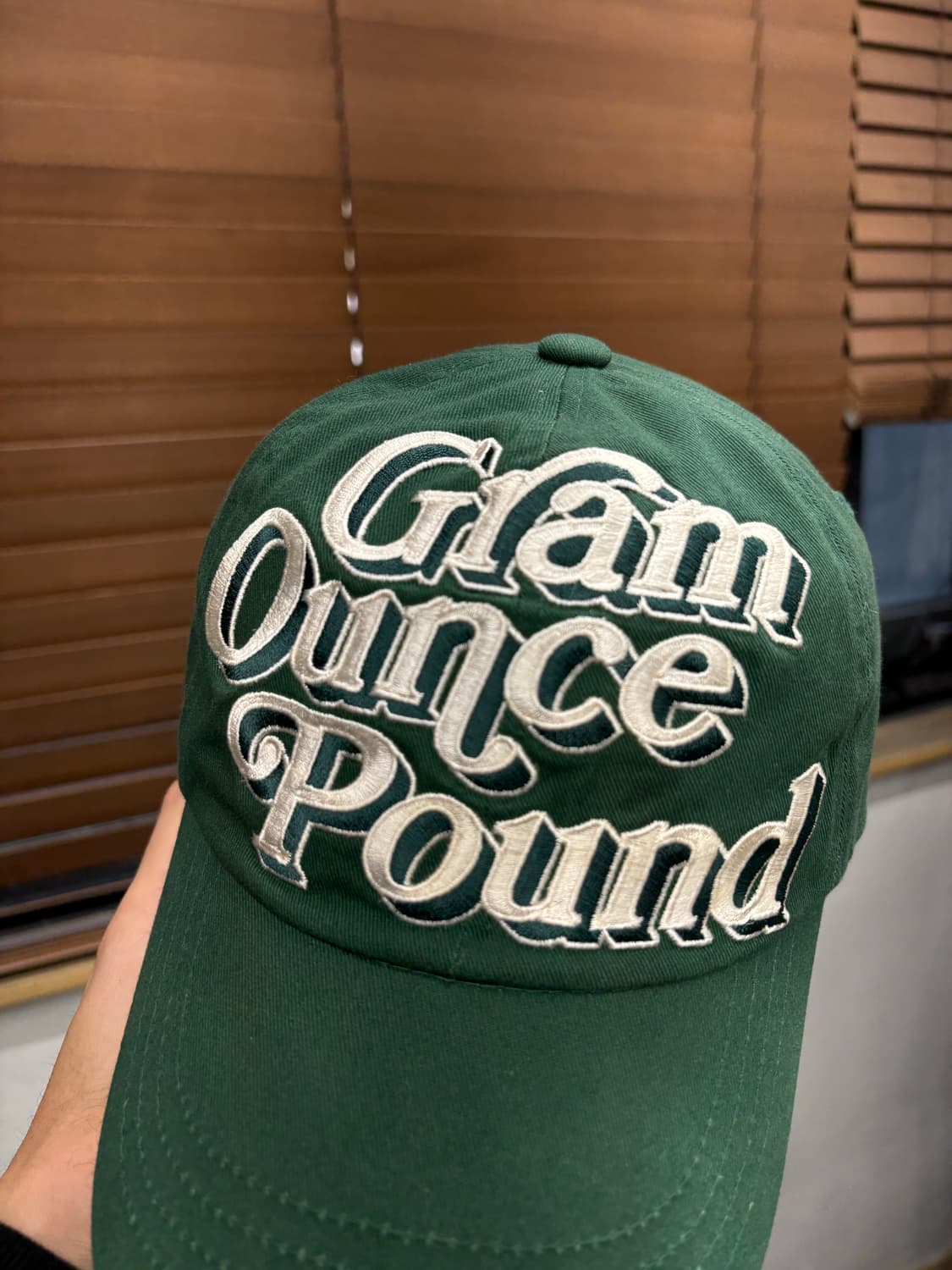 그램 아운스 파운드 로고 볼캡 모자 상품이미지2