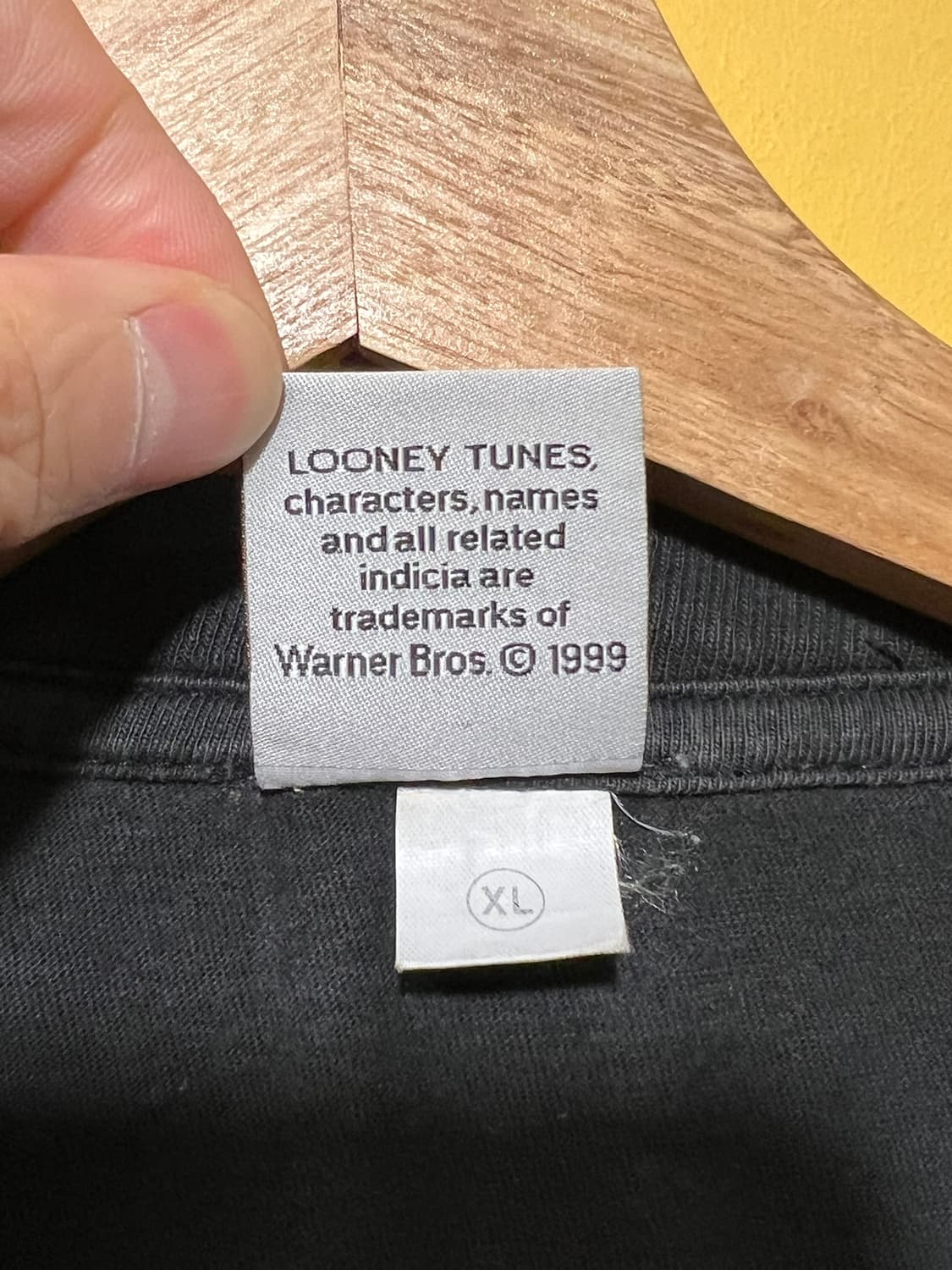 90's [XL] 워너브라더스 루니툰즈 대피덕 그래픽 빈티지 반팔티셔츠 상품이미지9