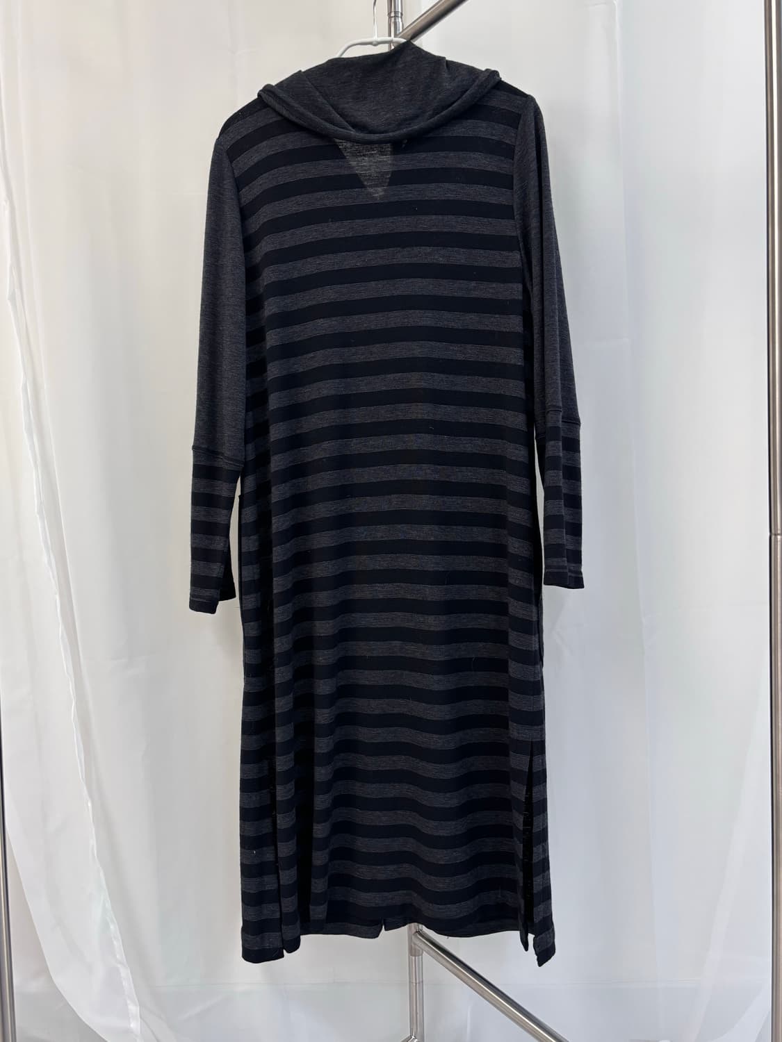 고스 스트라이프 롱 트임 가디건 상품이미지4