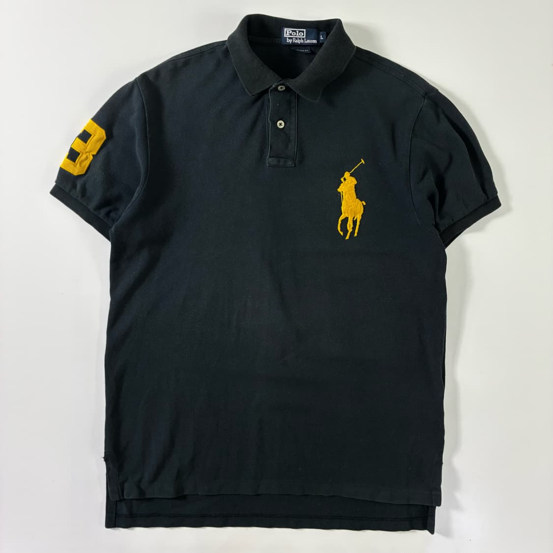 Polo  폴로 랄프로렌 빅포니 코튼 딥네이비 반팔 카라티셔츠 상품이미지1